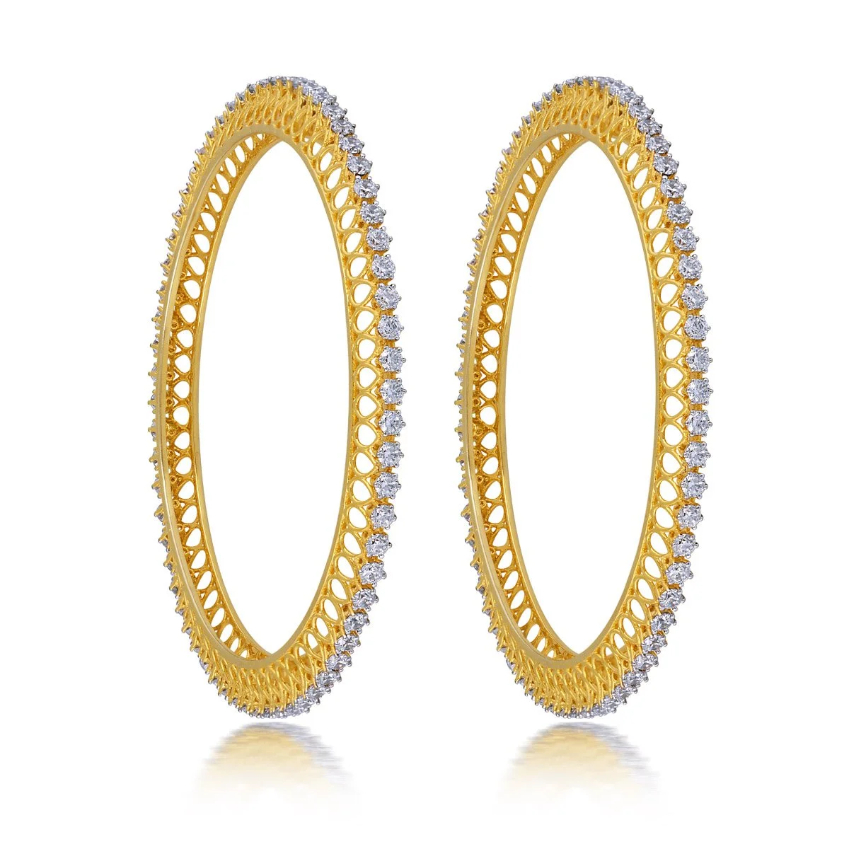 Eshana Dazzling diamond bangles